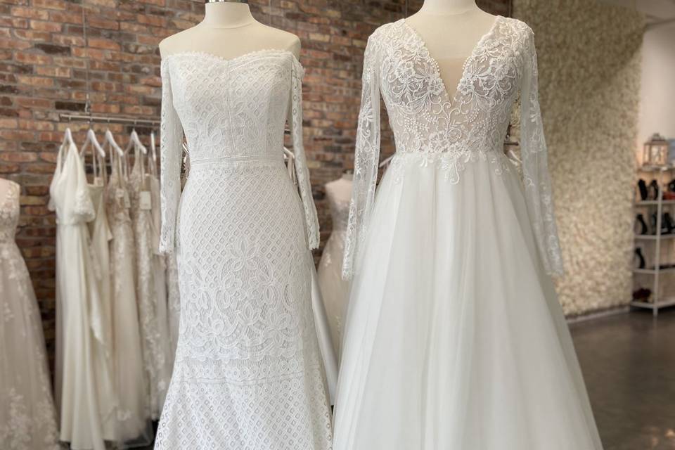 Long sleeve wedding dresses