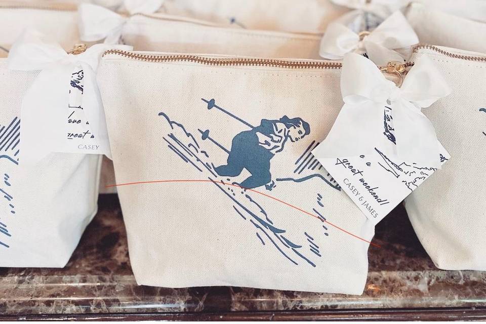 Ski Bunny Pouches