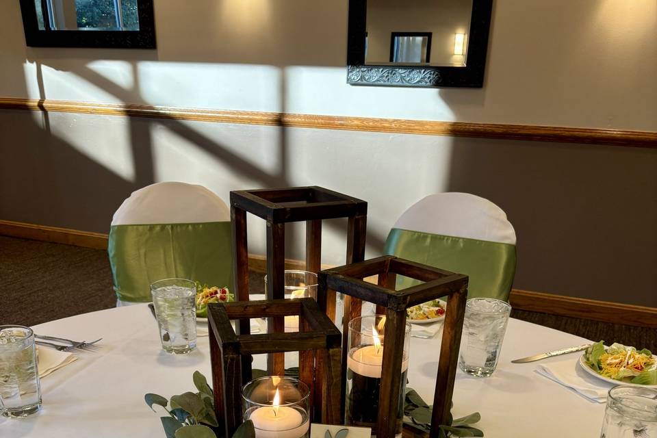 Wood lanterns