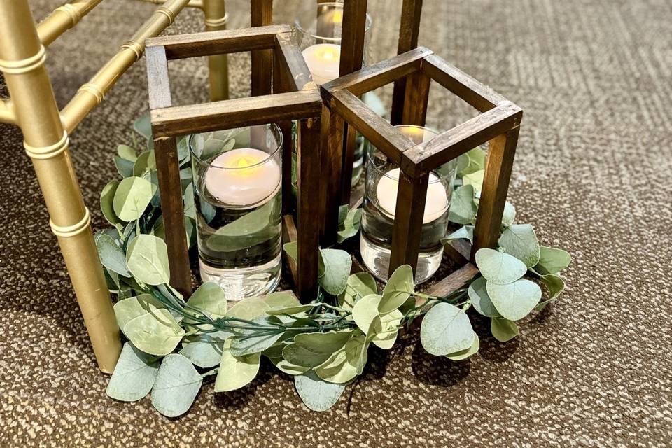 Aisle decor