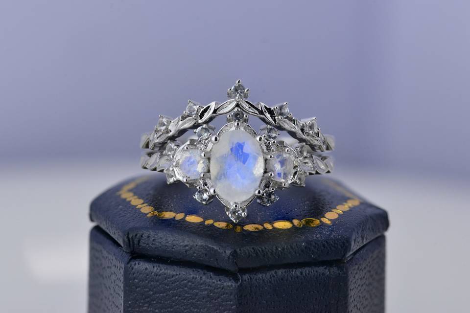 Moissanite Engagement Ring