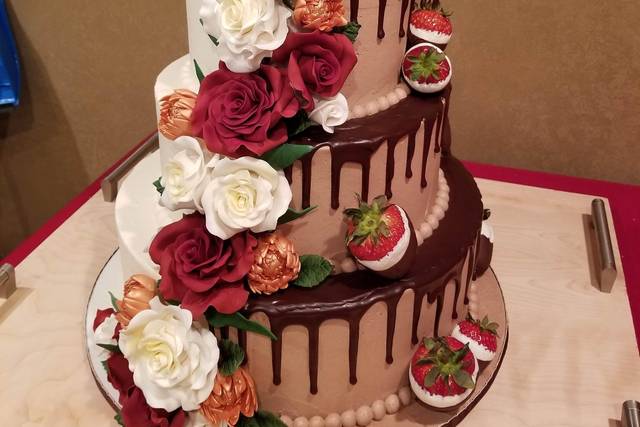 Dena s Sweetly Unique Cakes Wedding Cake Beaumont TX