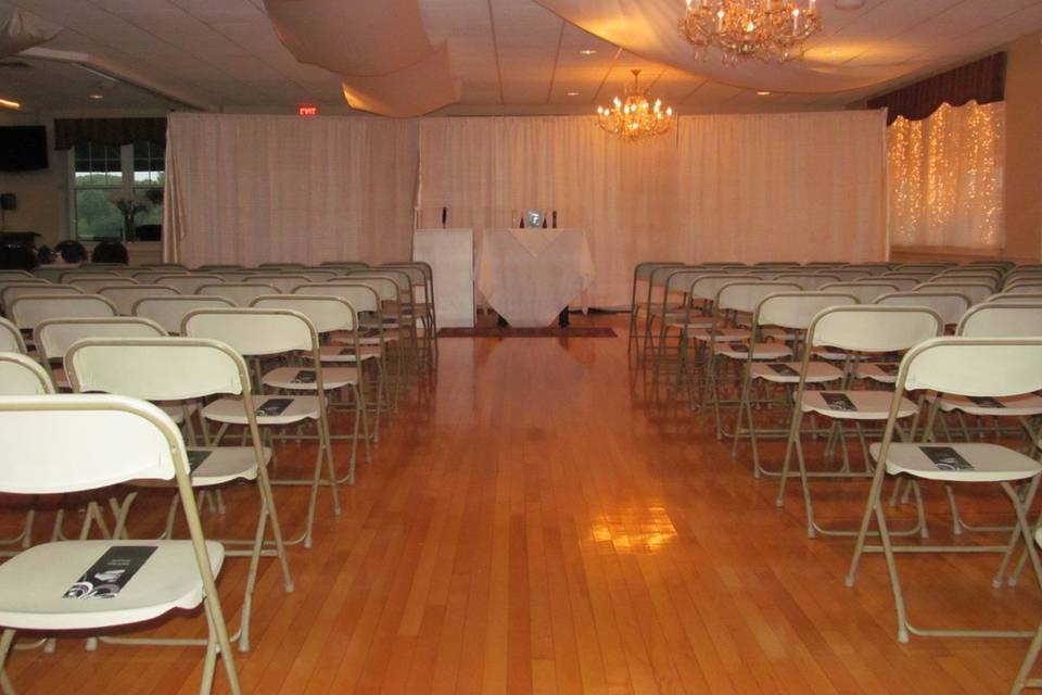 Indoor wedding venue