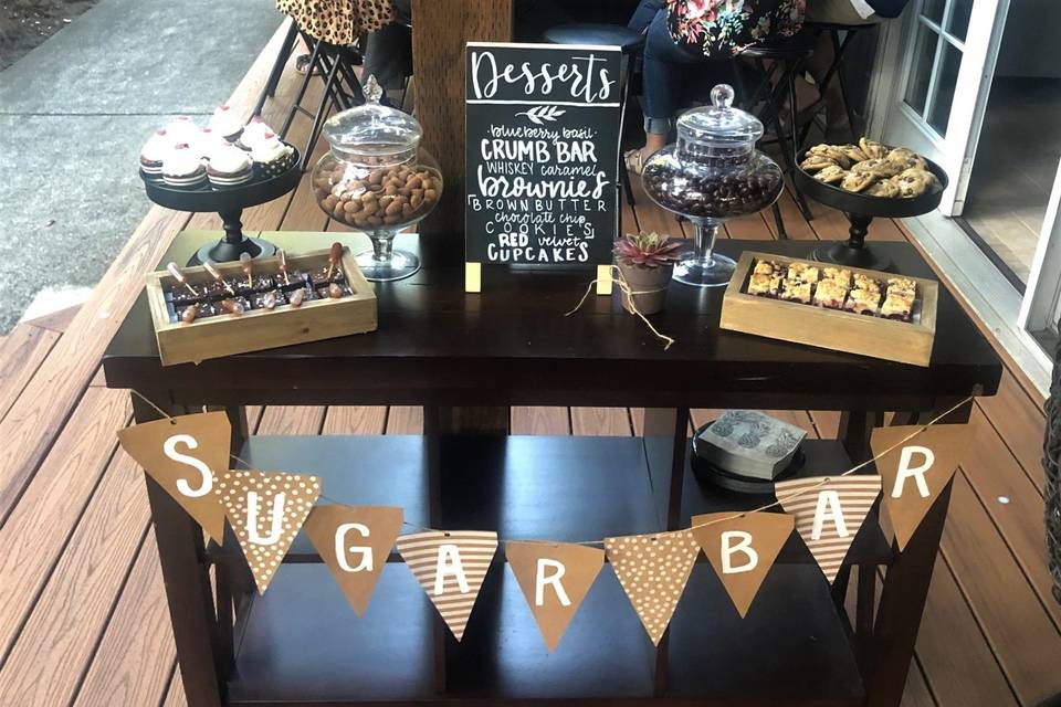 Dessert bar