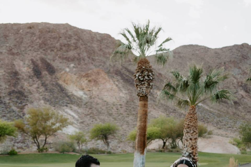 Boho desert wedding