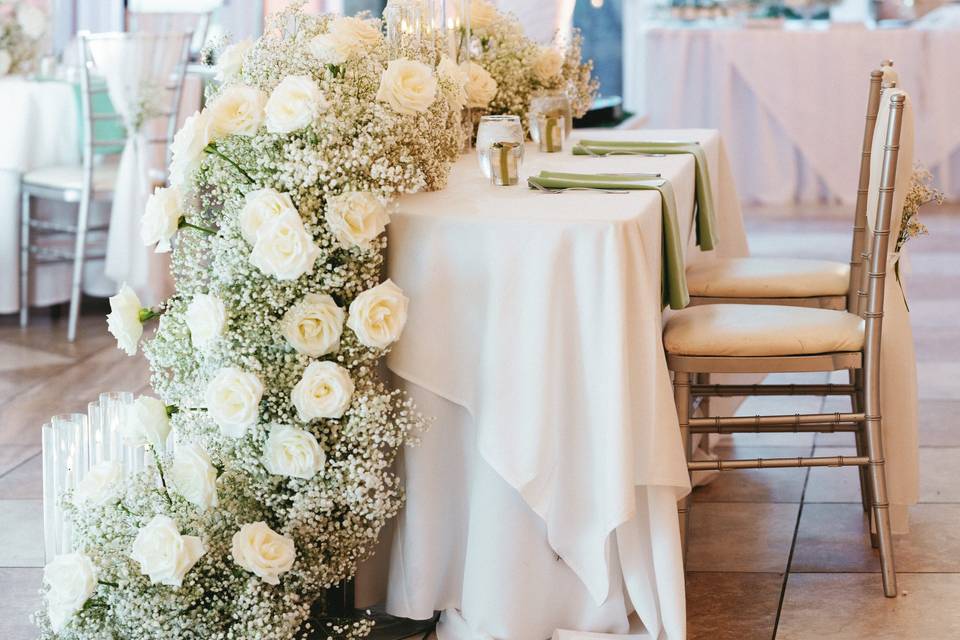 Dreamy sweetheart table