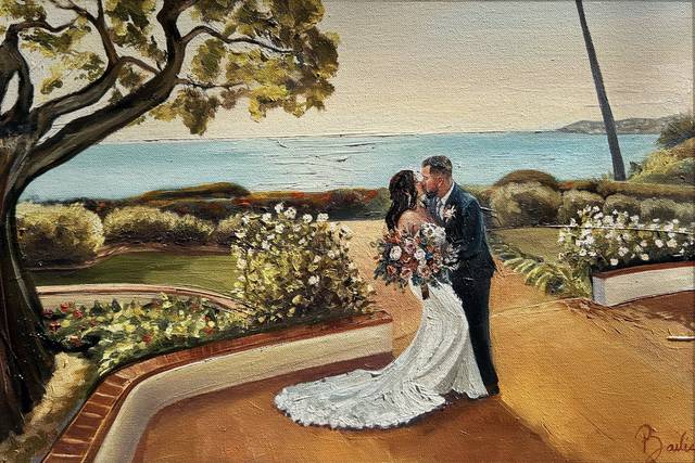 Live Wedding Painting