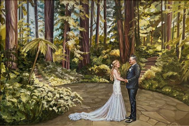 Live Wedding Painting