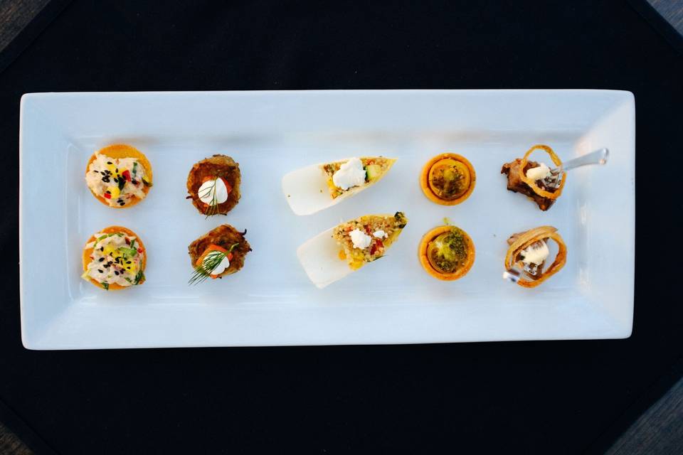 Assorted hors d'oeuvres