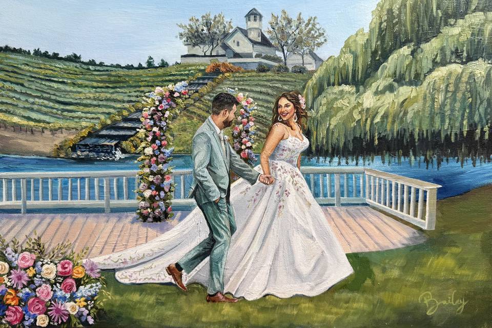 SoCal Live Wedding Painting