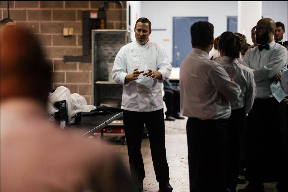 Chef Leading Pre-Shift