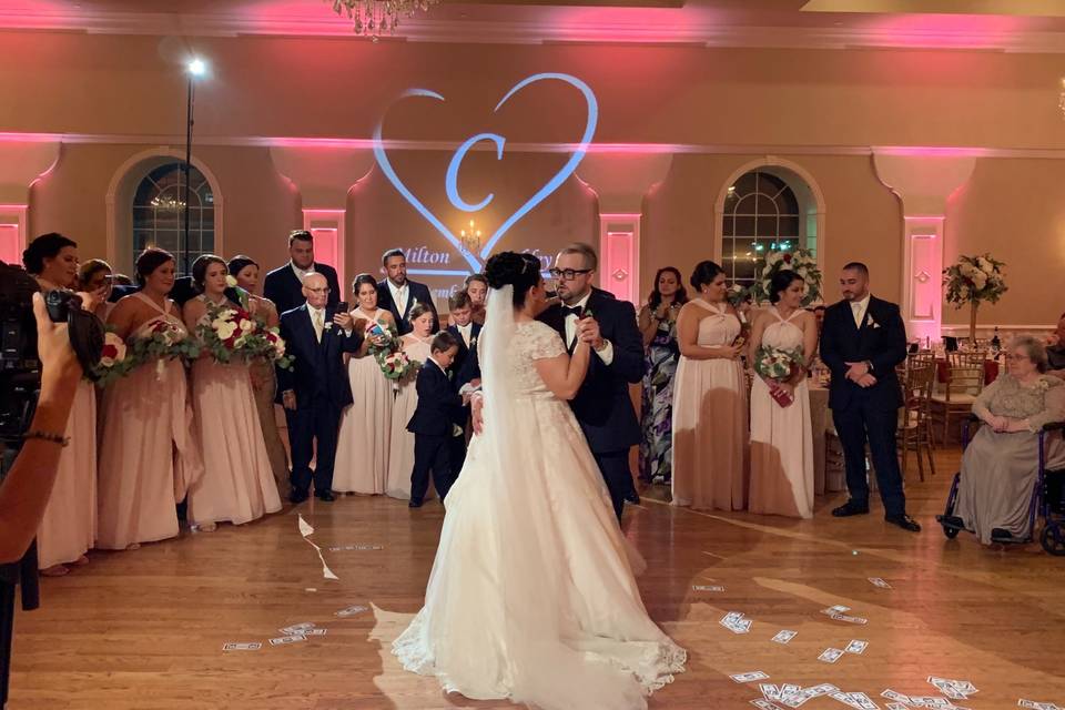 Custom monogram first dance