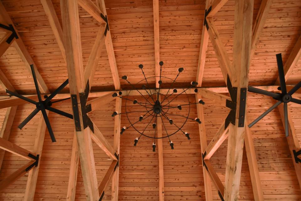 Cedar Lined ceiling