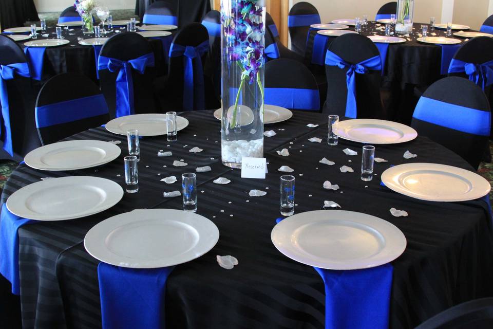 Choose Linens and Napkins in your Wedding Colors