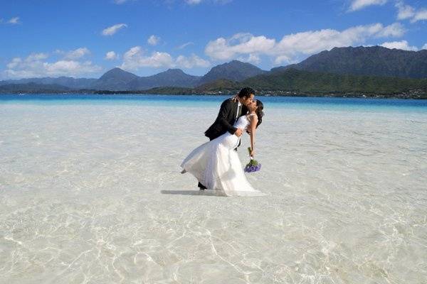Sandbar Wedding