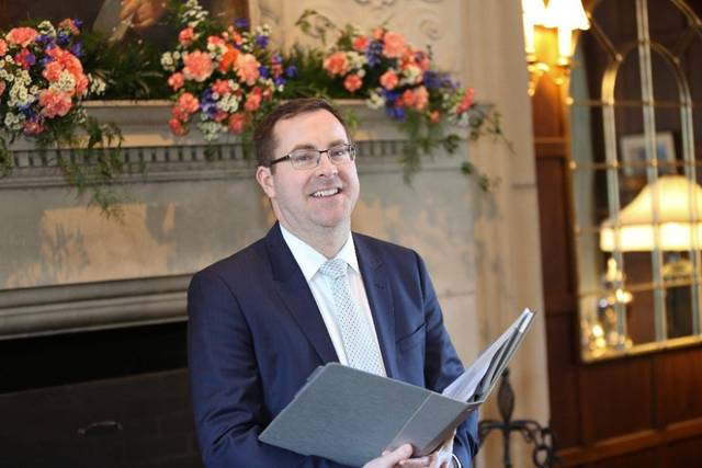 Professional wedding officiant