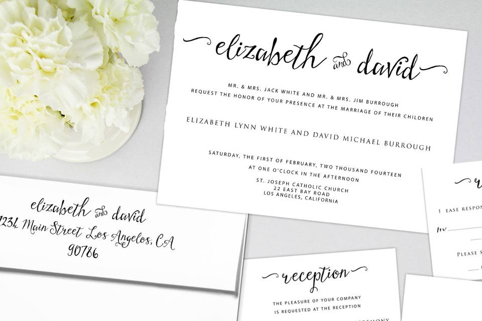 Calligraphy Invitation