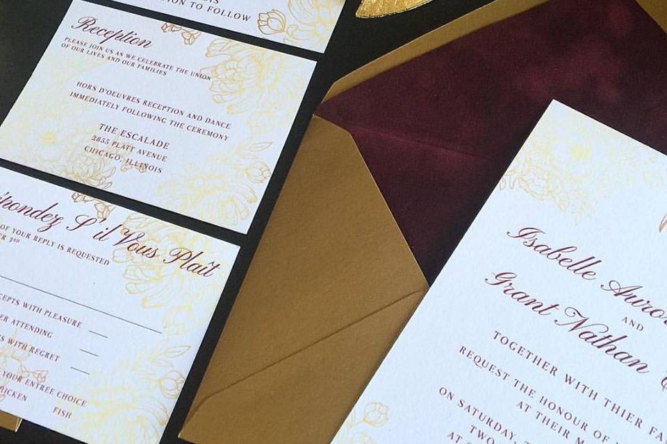 Bepoke Wedding Invitation