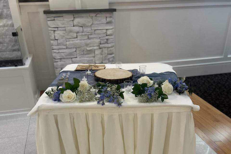 Cake table