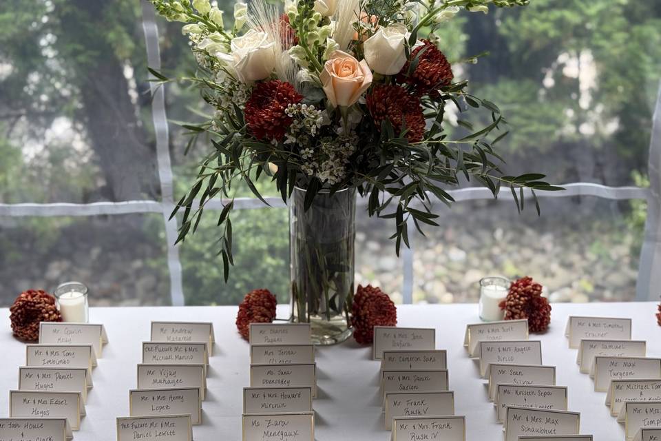 Place card table