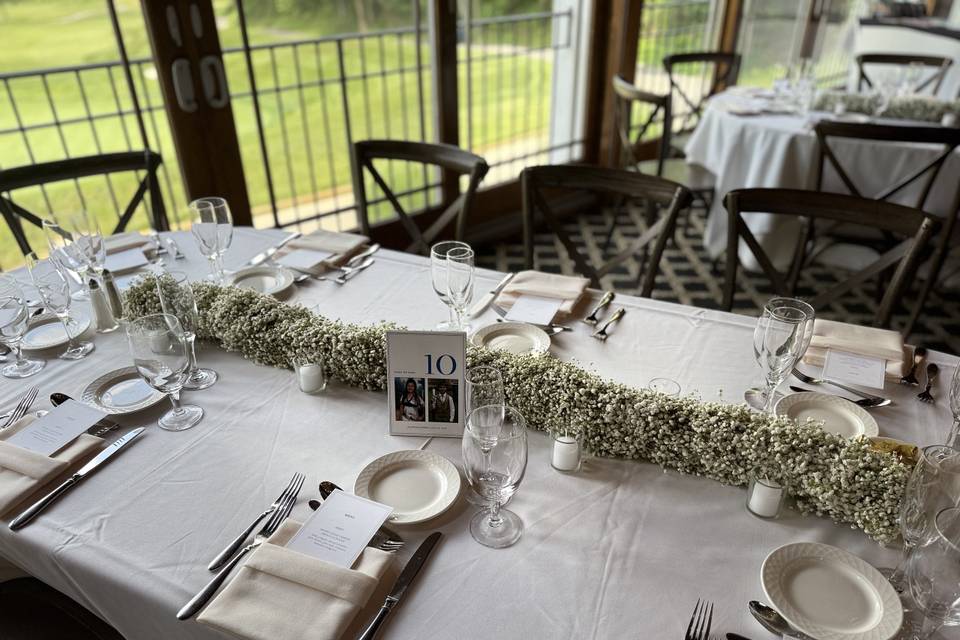 Baby breath garlands