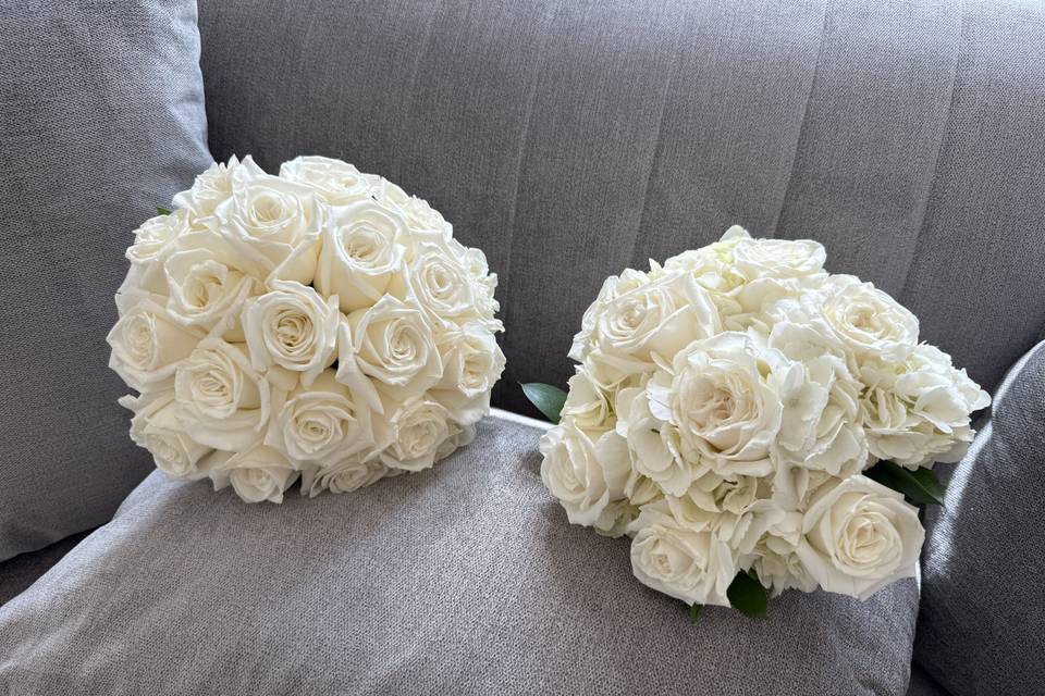 All white