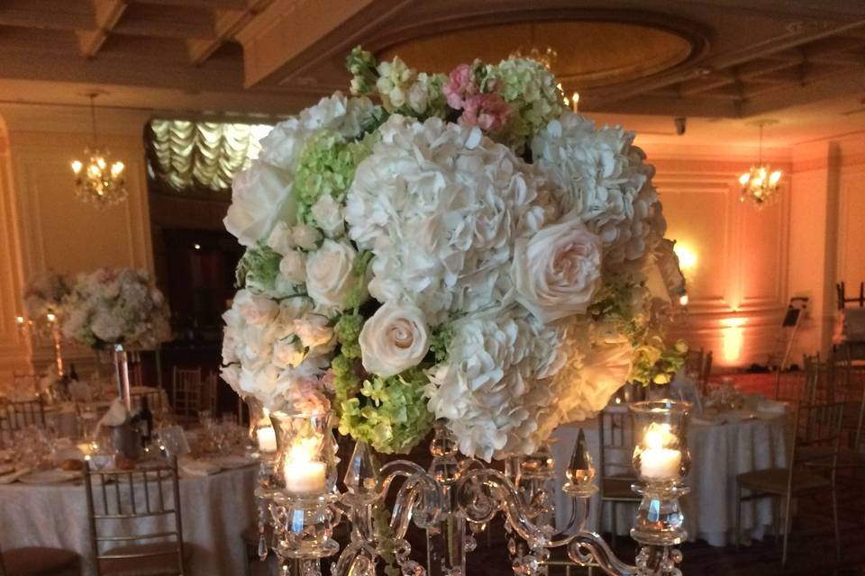 Tall table centerpiece