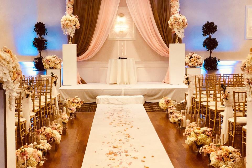 Blush Ceremony Set up