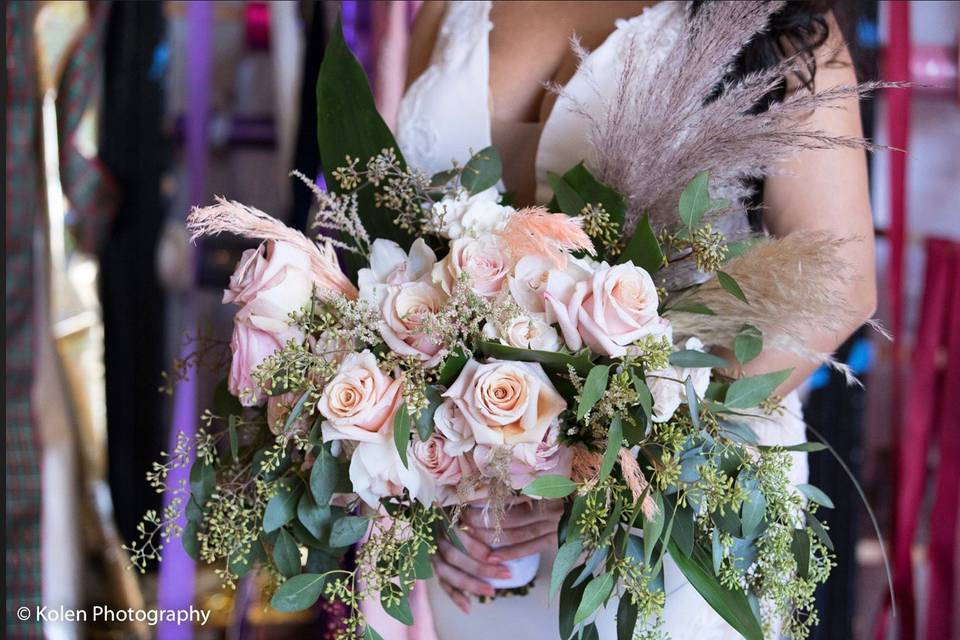 Floral and Pampas Grass