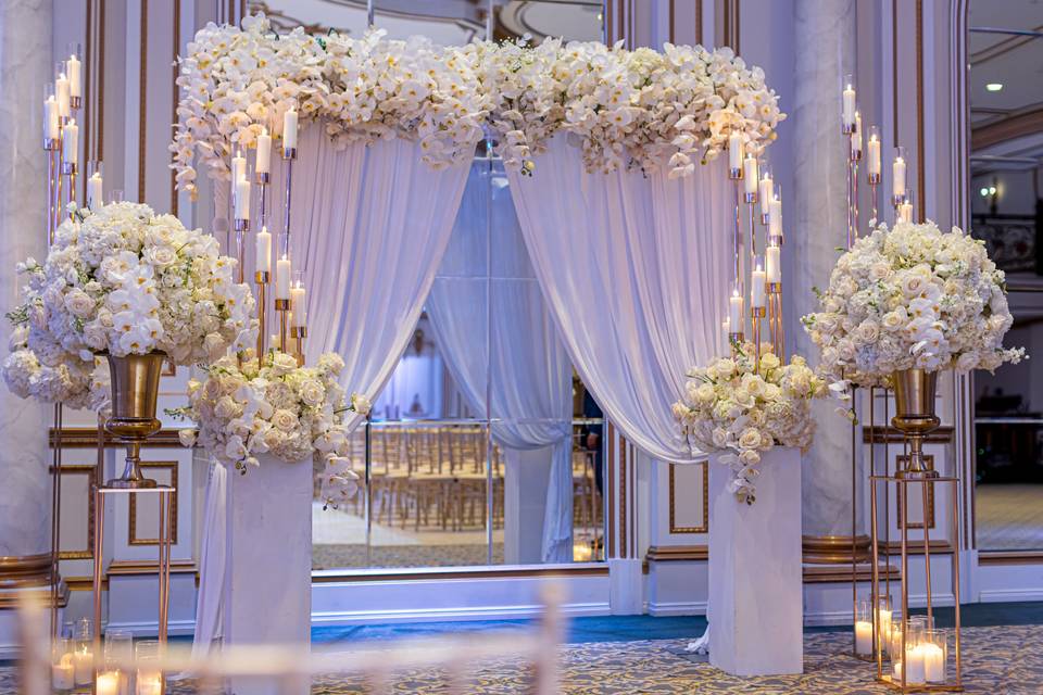 Luxury White Wedding