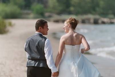 Romantic Beach Stroll