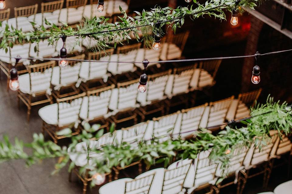 Ceremony venue decor | Amber Gress Photography