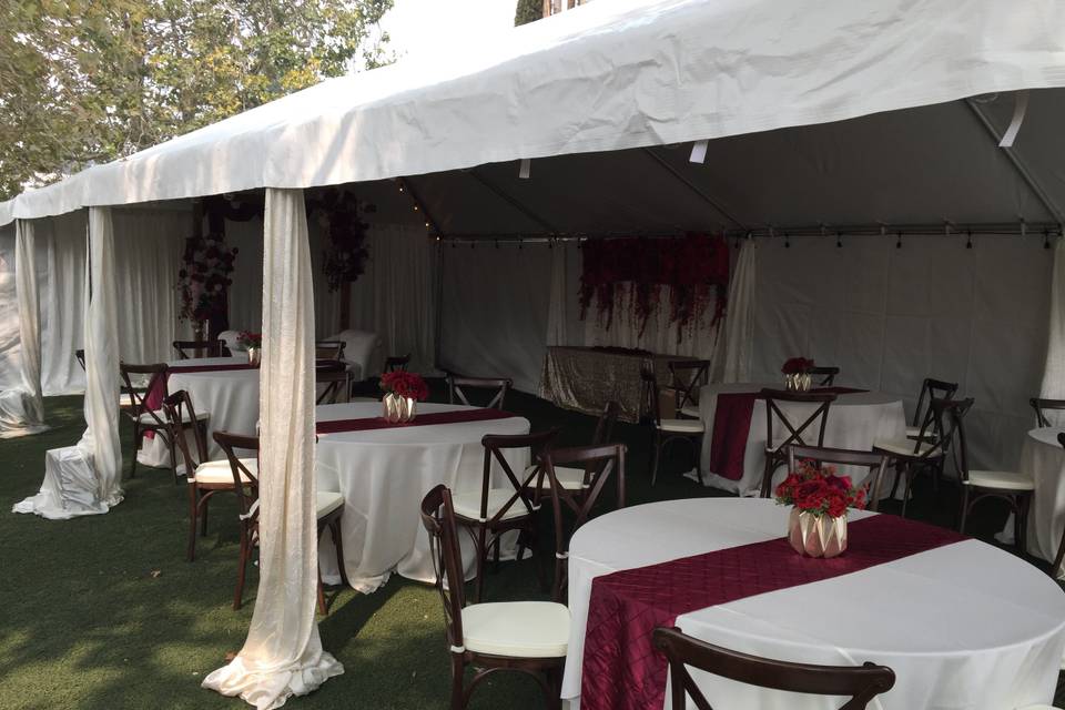 Tent With Drapes