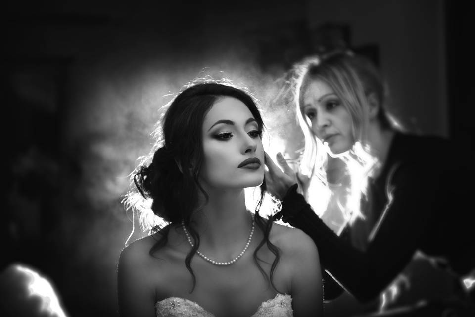 Bride is almost ready