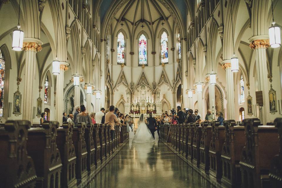 Indoor wedding