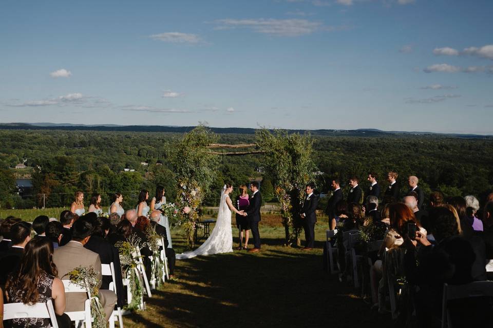 Outdoor wedding