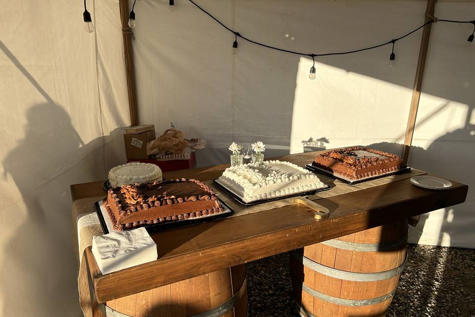 Dessert table