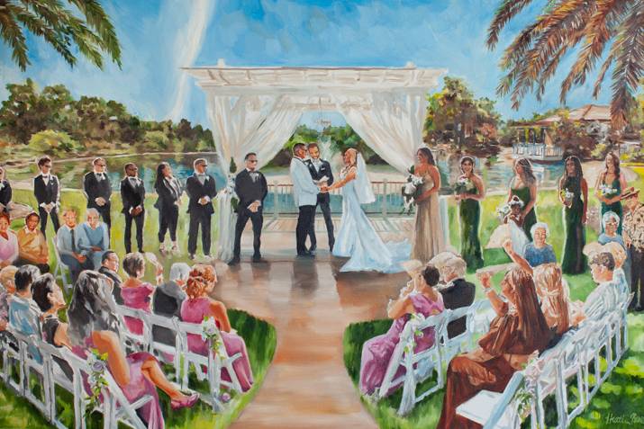 Wedding Painting ceremony