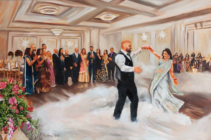 Indian Punjabi Wedding Painter