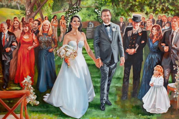 Wedding Painting recessional