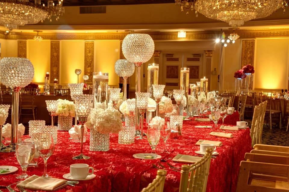 Gold and Pink Reception