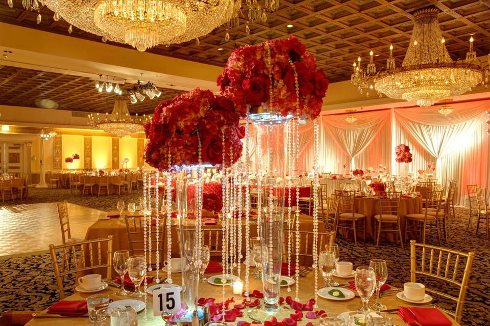 Gold and Pink Reception