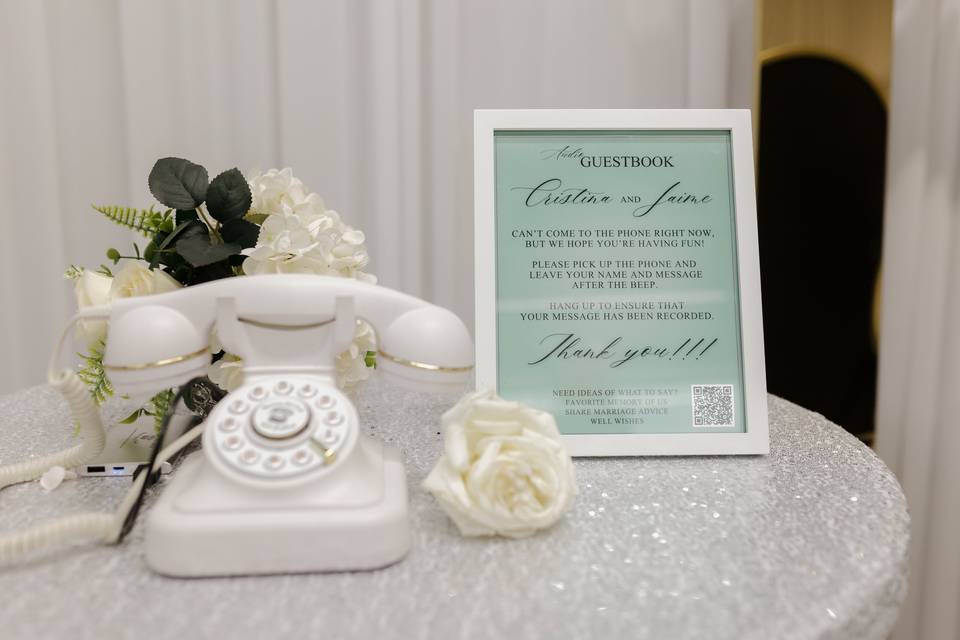 Olivia Audio Guestbook