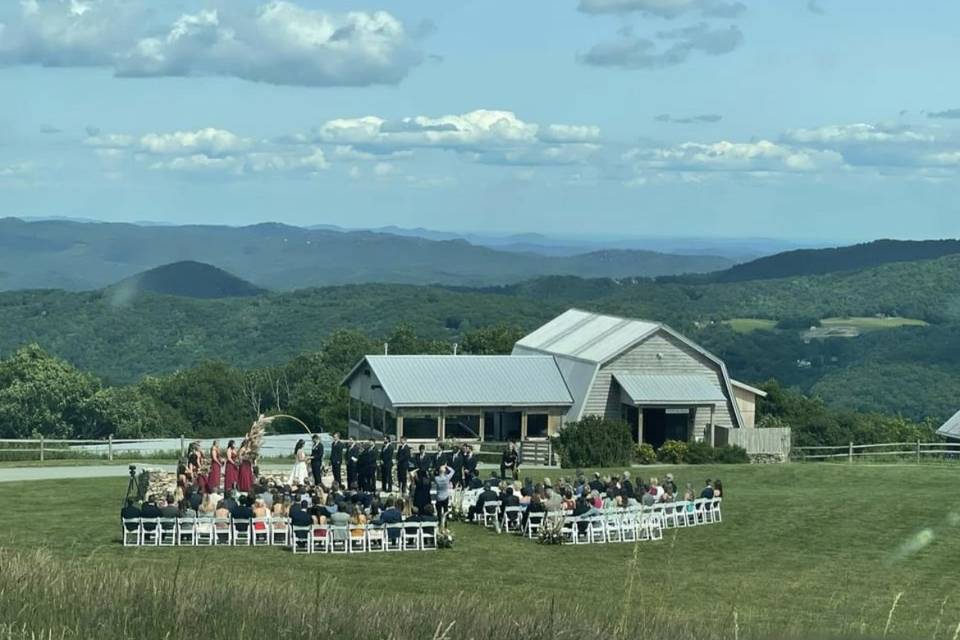 5k Foot wedding on Beach Mtn