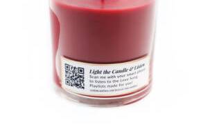 Musical Candle-Fresh Cut Roses