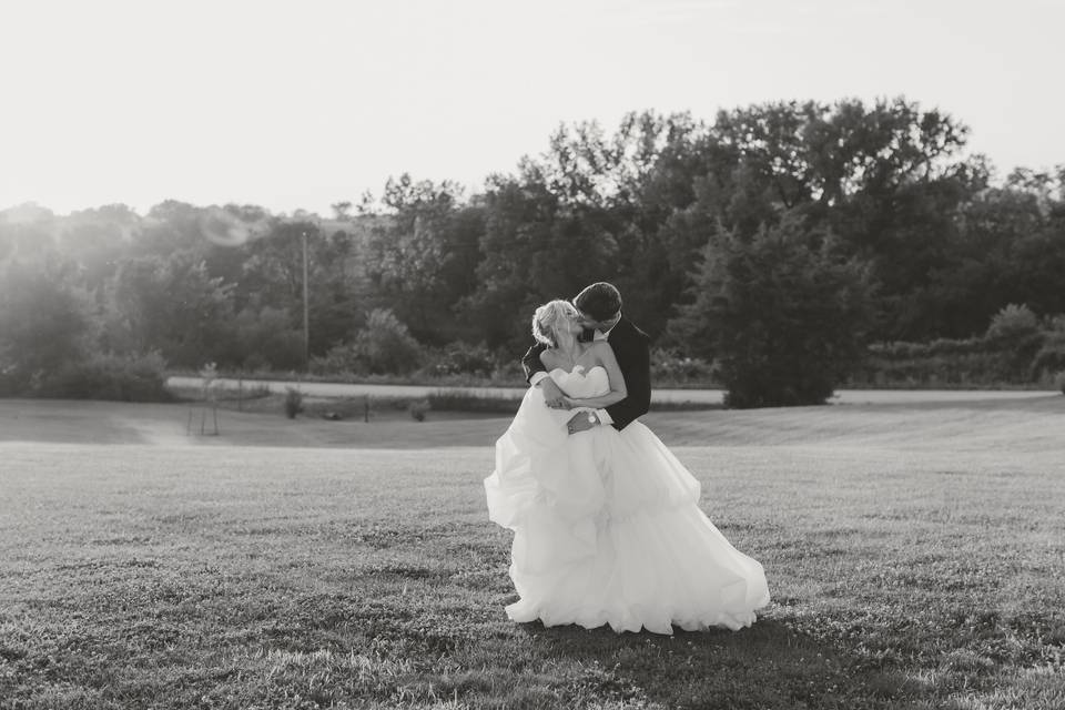 Hug and kiss