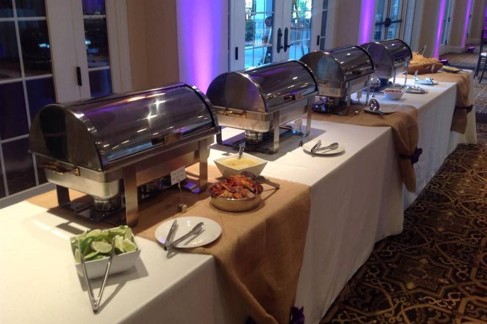 Catering setup