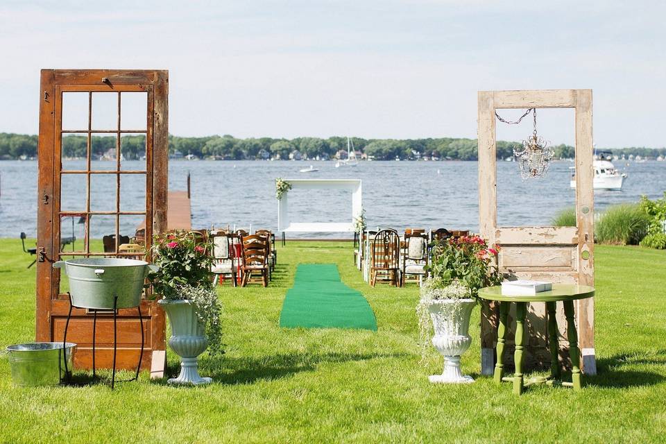 Ceremony setup