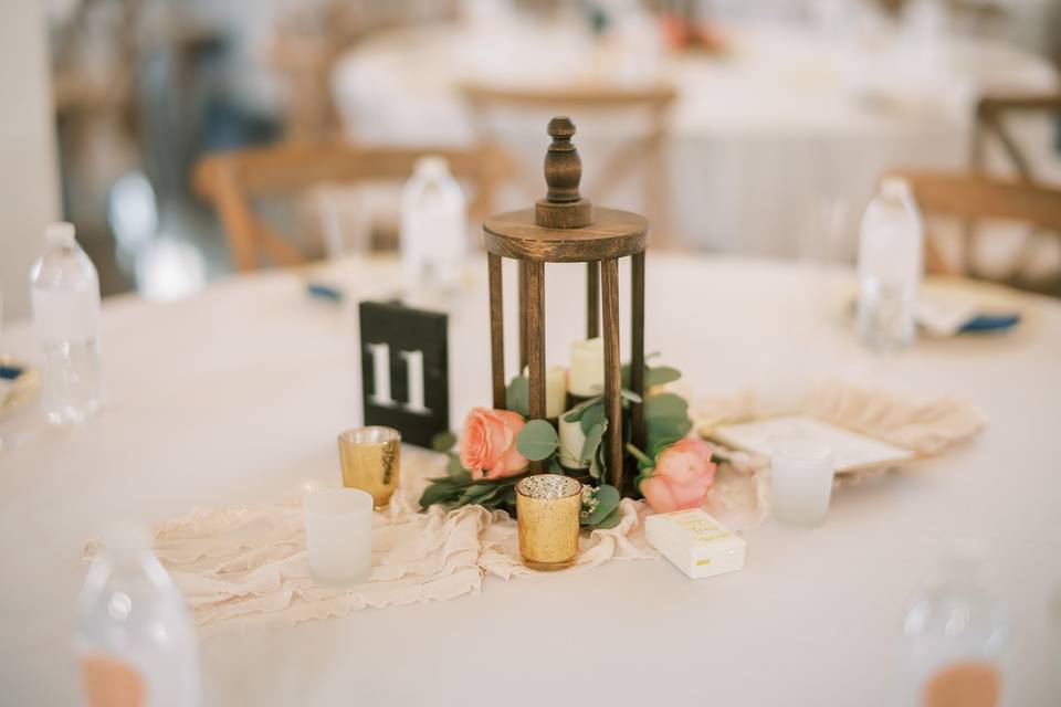 Wood & Greenery Tablescape