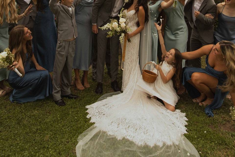 Bridal party portraits